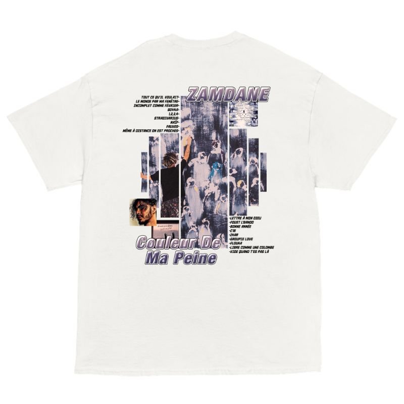 T-shirt Zamdane Couleur de ma Peine - Cop Ta Sape