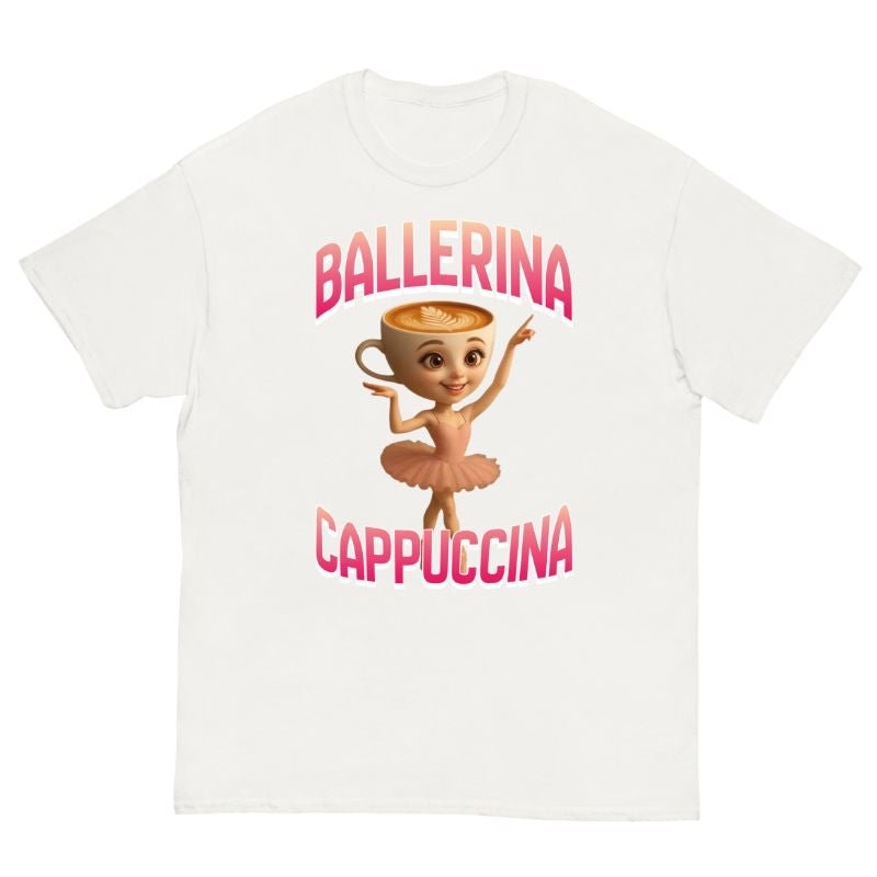 T-Shirt Brainrot Bellerina Cappucina - Cop Ta Sape