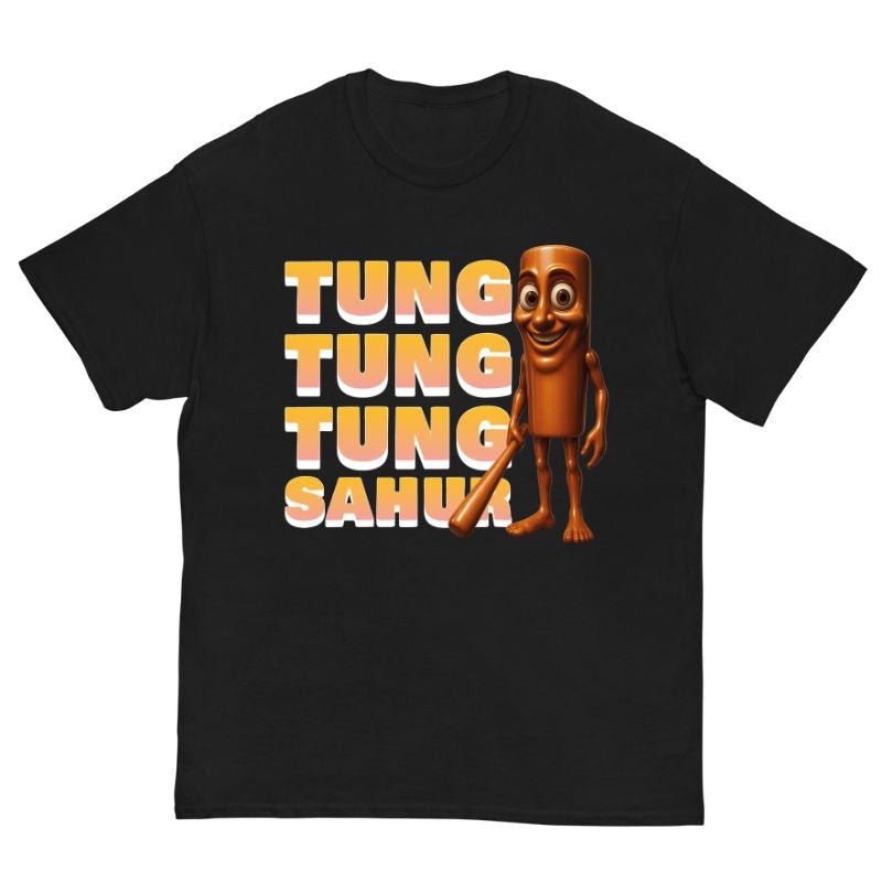 T-Shirt Brainrot Tung Tung Tung Sahur - Cop Ta Sape