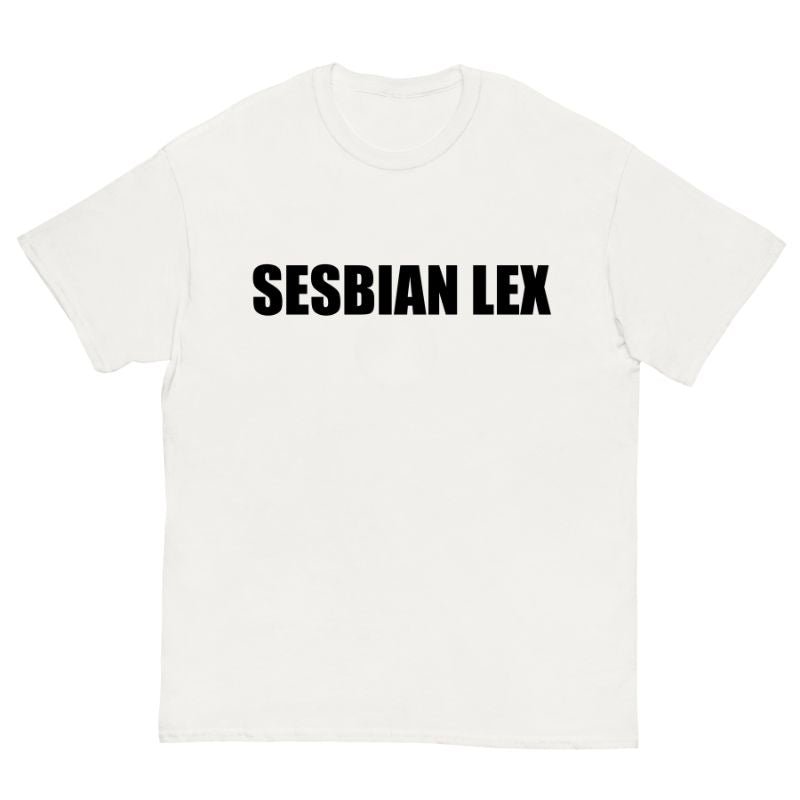 T-Shirt Sesbian Lex Blanc - Cop Ta Sape