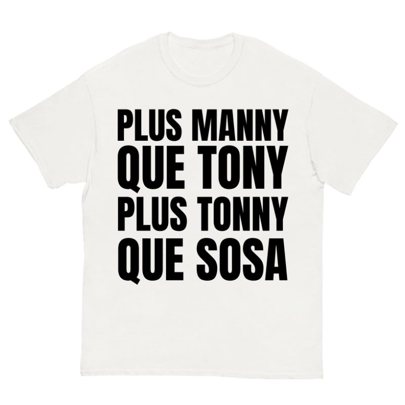 T-Shirt PNL Plus Manny Que Tony Plus Tonny Que Sosa - Cop Ta Sape