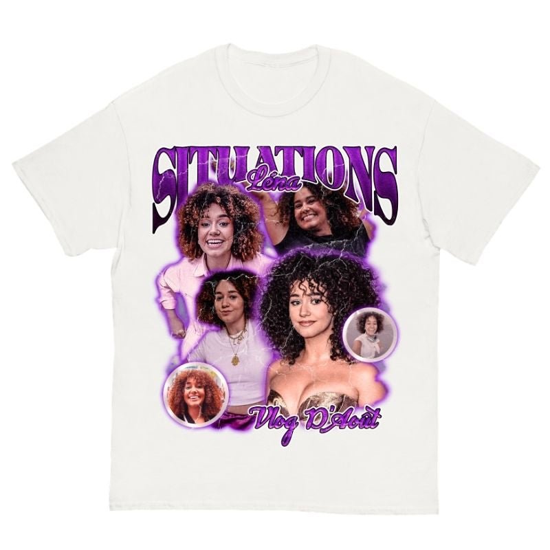 T-Shirt Vlog D'aout Lena Situations - Cop Ta Sape