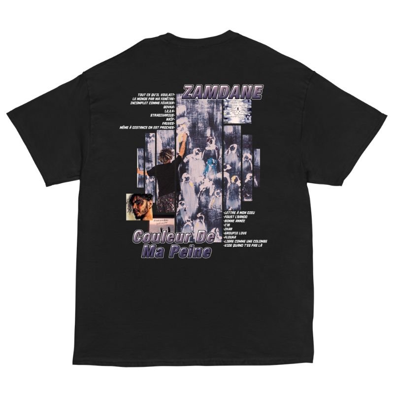 T-shirt Zamdane Couleur de ma Peine - Cop Ta Sape
