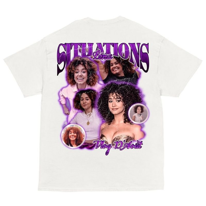T-Shirt Vlog D'aout Lena Situations - Cop Ta Sape