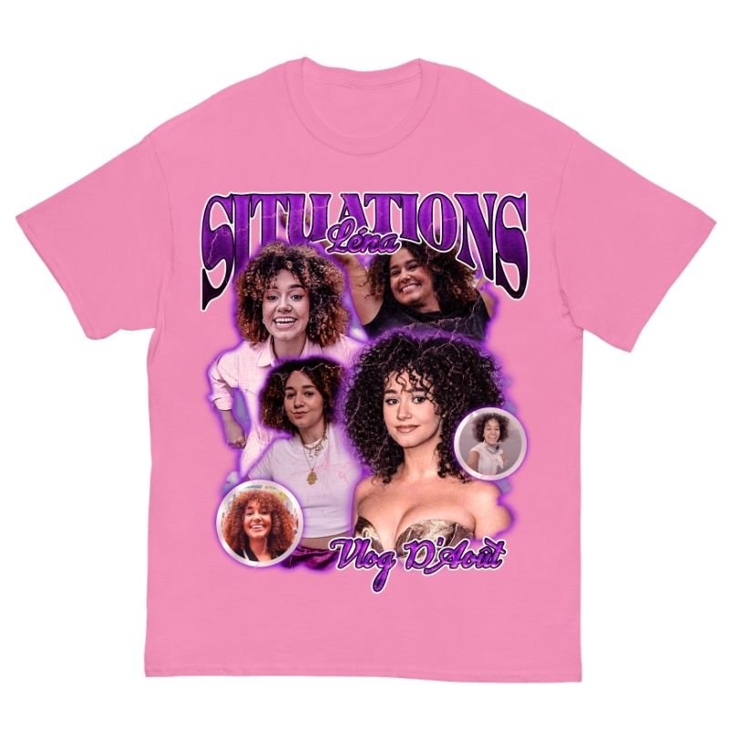 T-Shirt Vlog D'aout Lena Situations - Cop Ta Sape