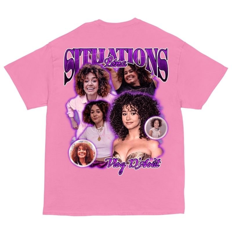 T-Shirt Vlog D'aout Lena Situations - Cop Ta Sape