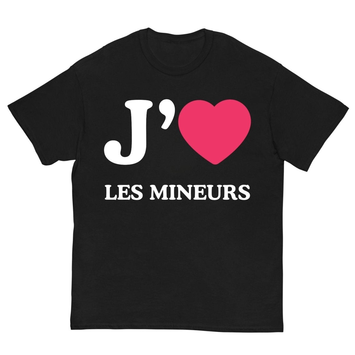 T-Shirt J'aime Les Mineurs - Cop Ta Sape