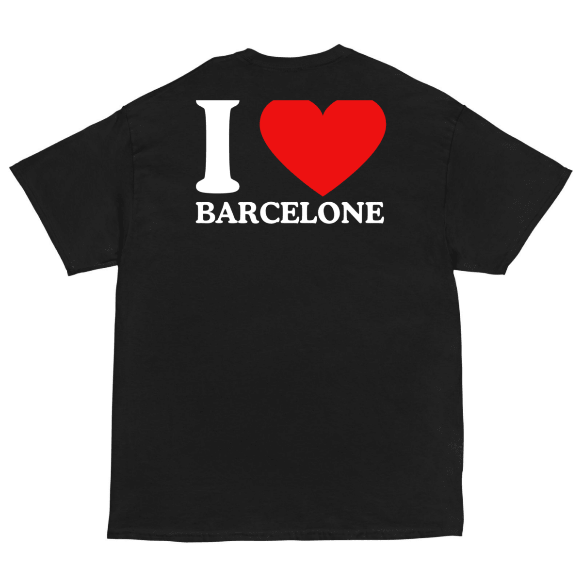 T-Shirt I Love Barcelone - Cop Ta Sape
