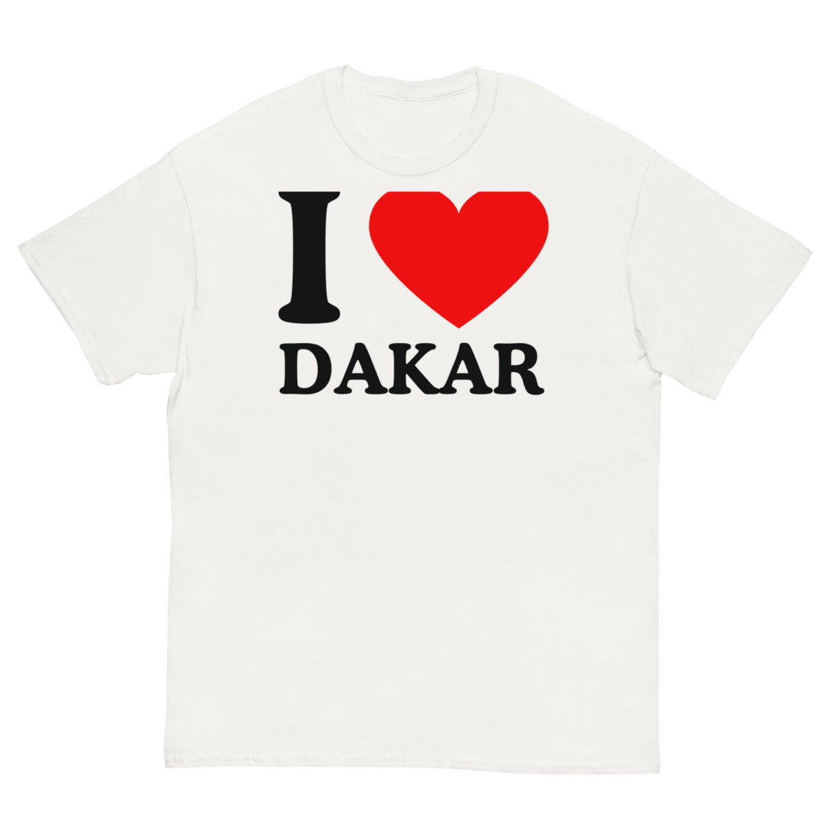 T-Shirt I Love Dakar - Cop Ta Sape