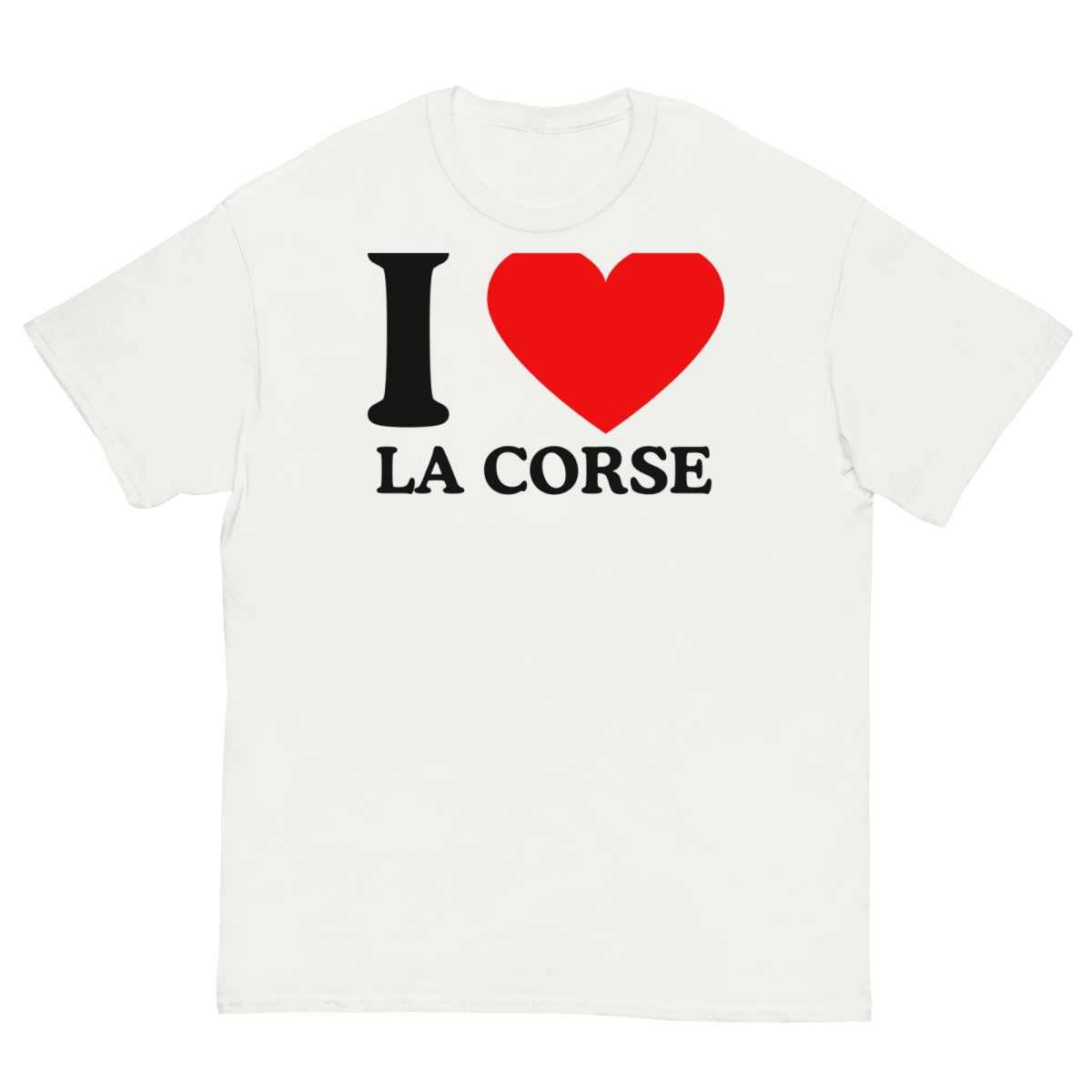T-Shirt I Love La Corse - Cop Ta Sape