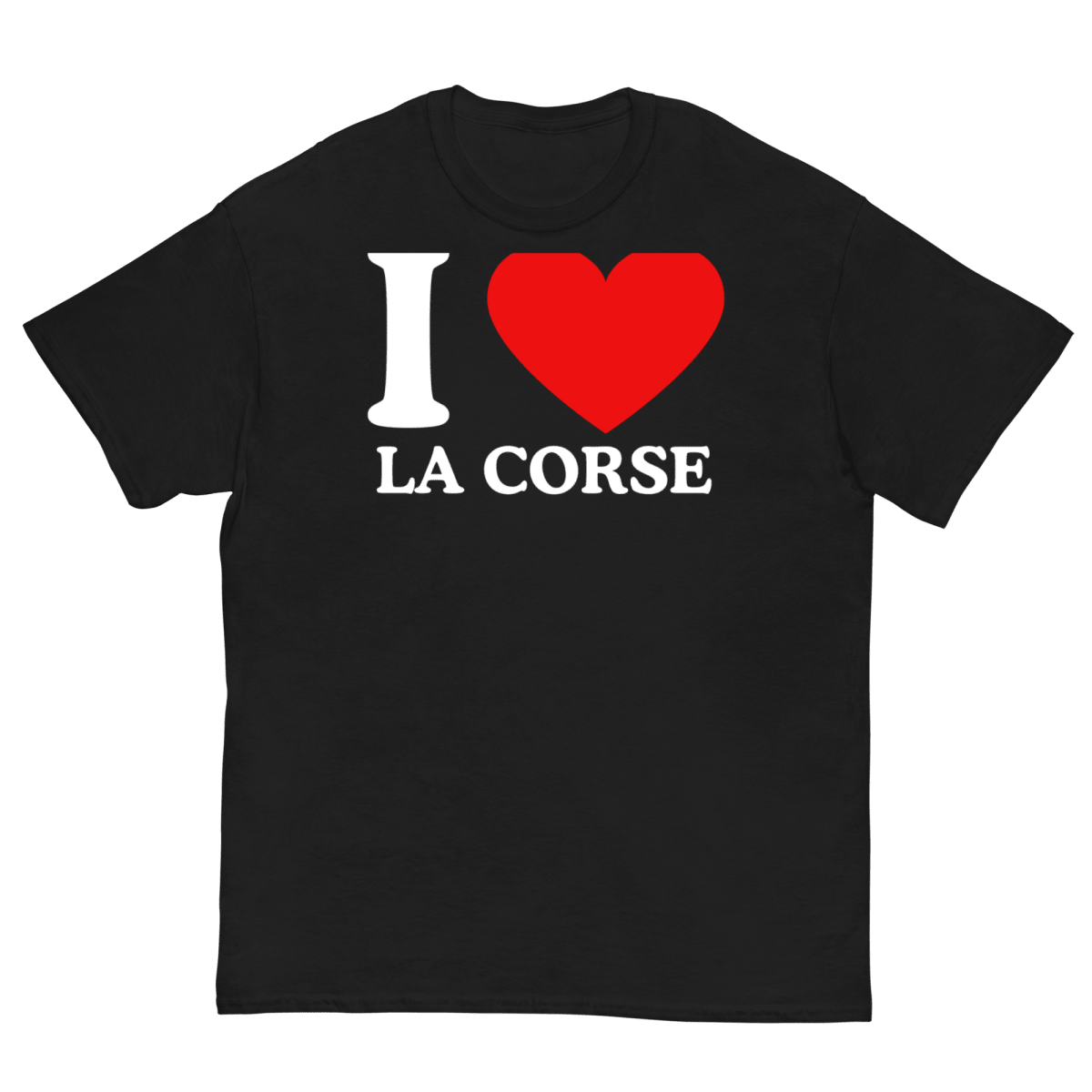 T-Shirt I Love La Corse - Cop Ta Sape