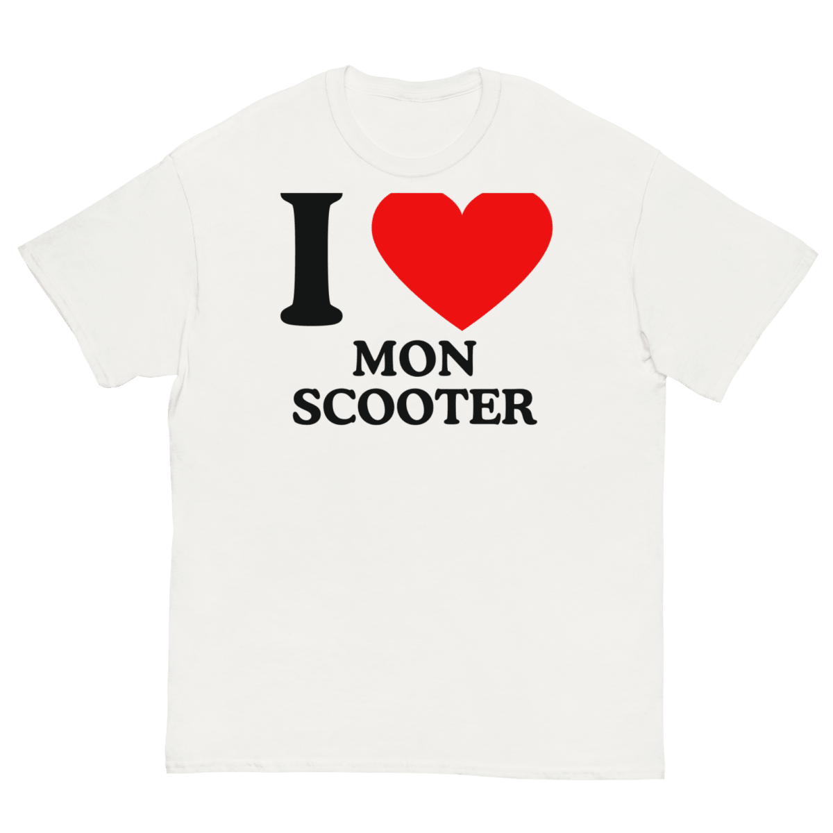 T-Shirt I Love Mon Scooter - Cop Ta Sape