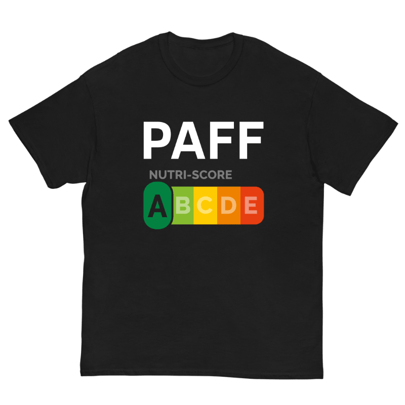 T-Shirt PAFF Nutri-Score - Cop Ta Sape